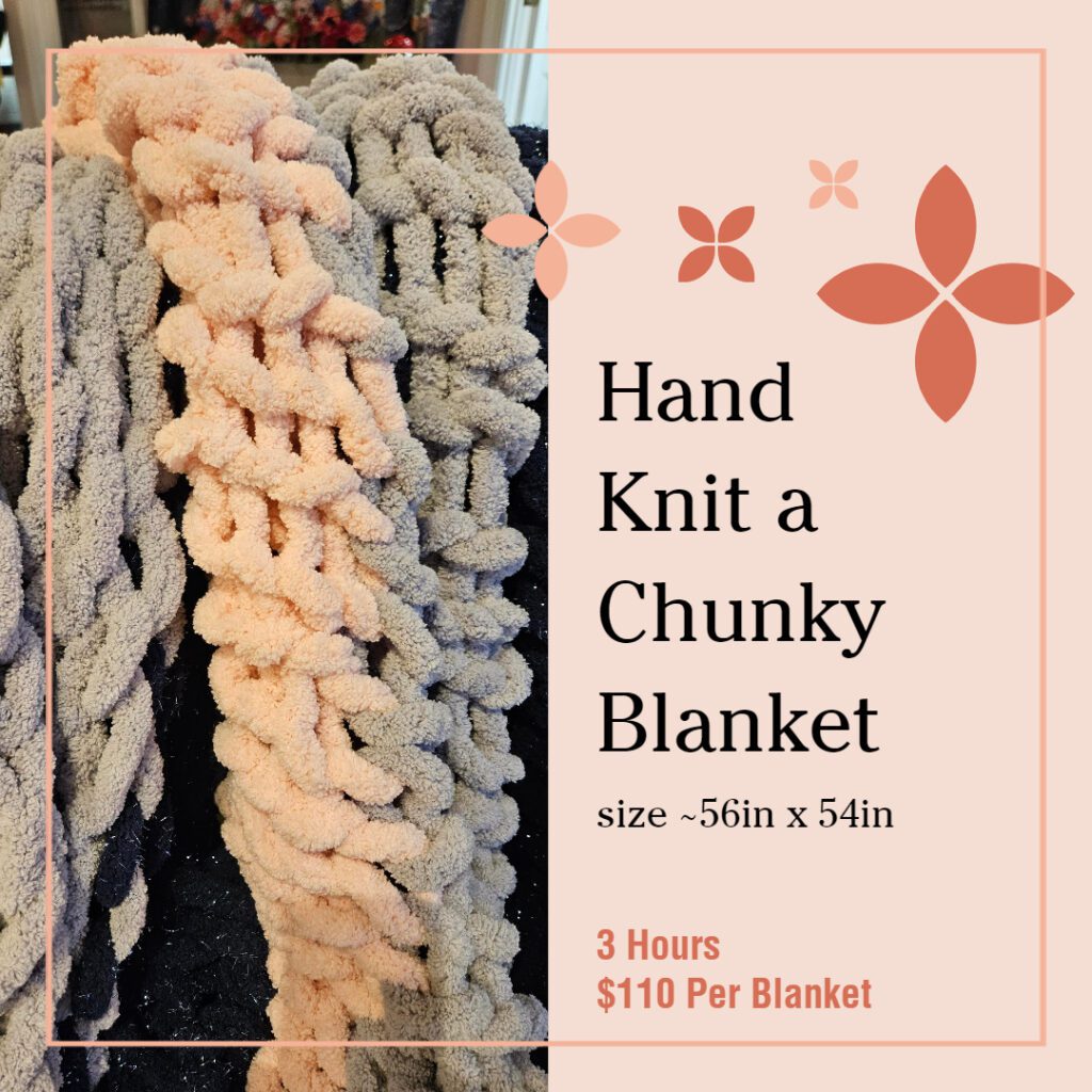 NO NEEDLES NEEDED CHUNKY BLANKET The Art & Craft Room