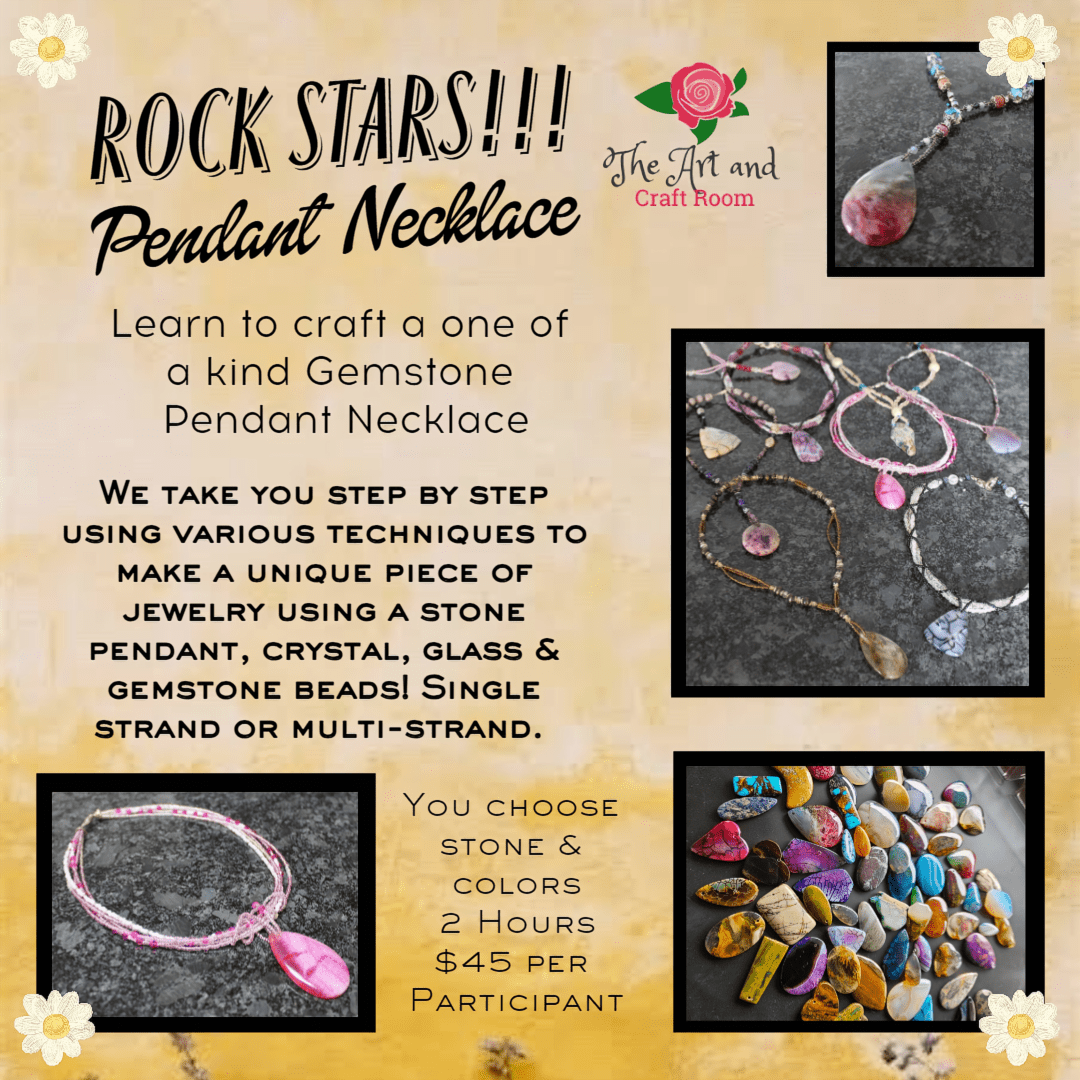 A rock stars pendant necklace project