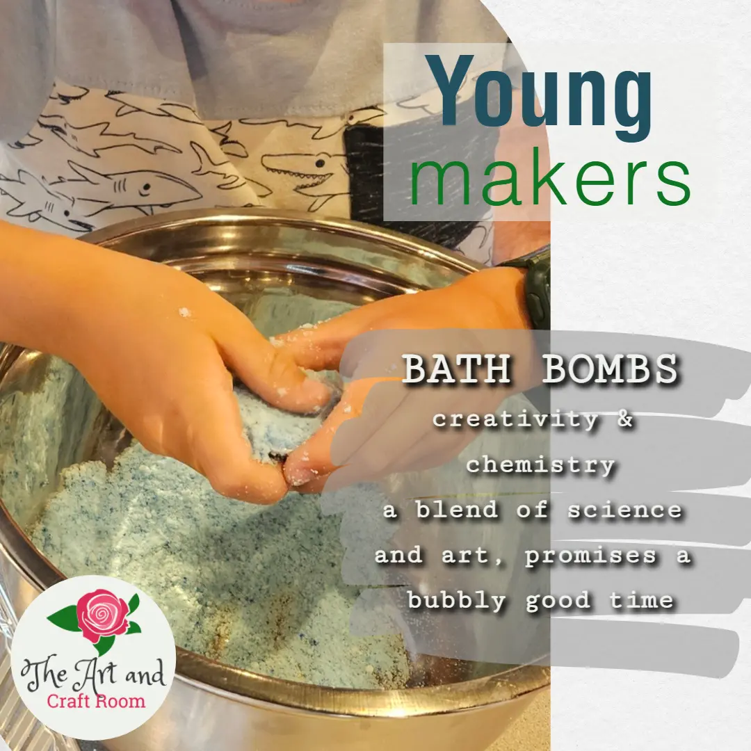 A person is making bath bombs in the tub.
